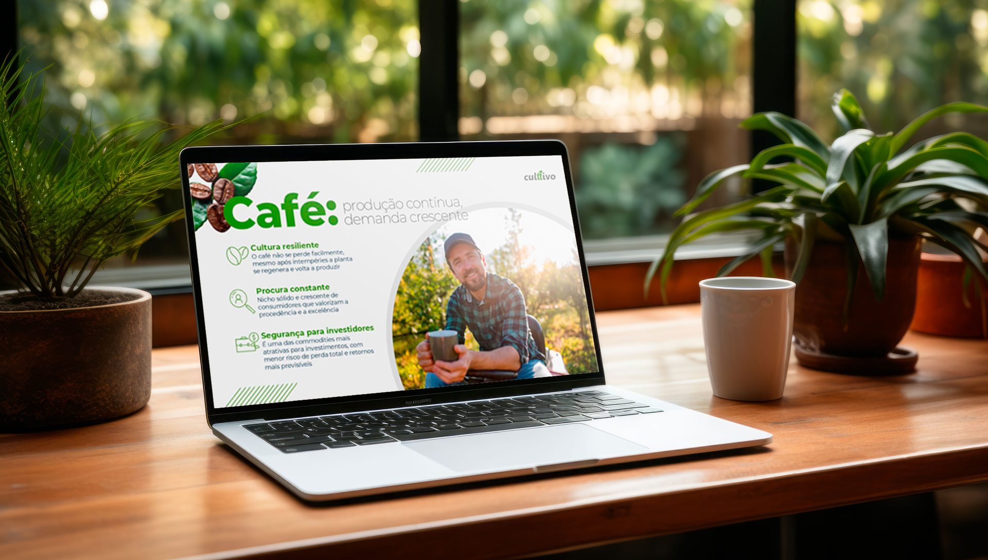 Culttivo - Commercial Presentation, mockup