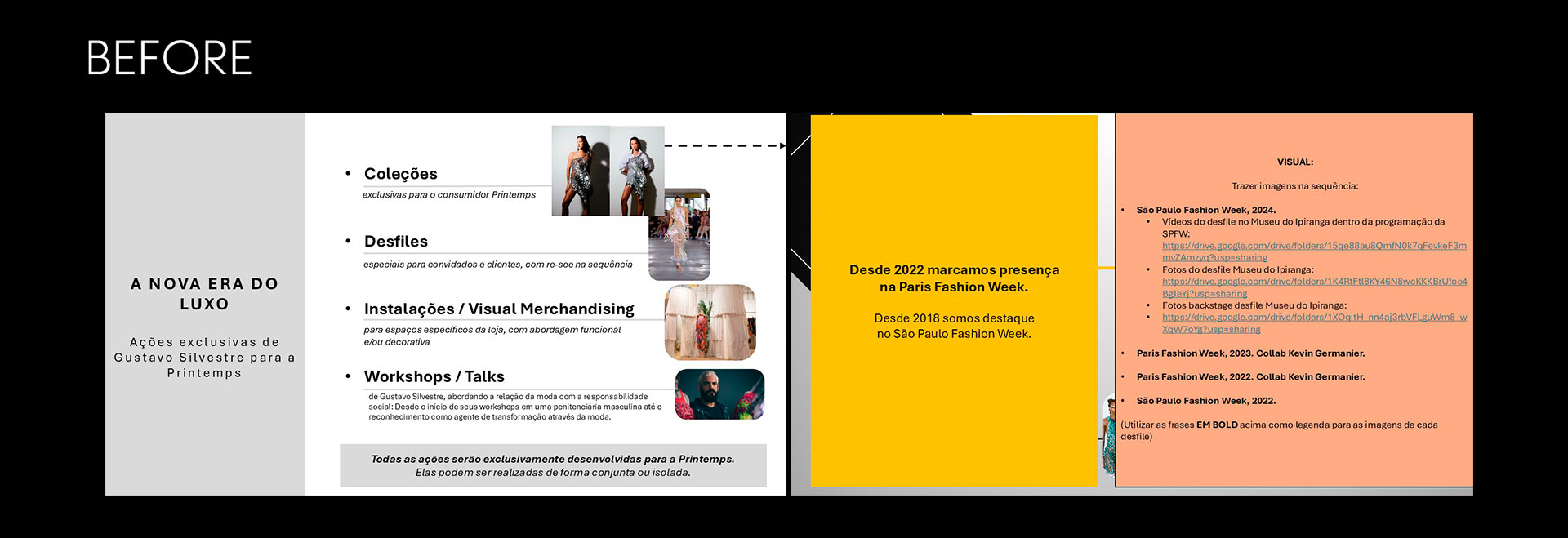 Gustavo Silvestre - Corporate Presentation, before