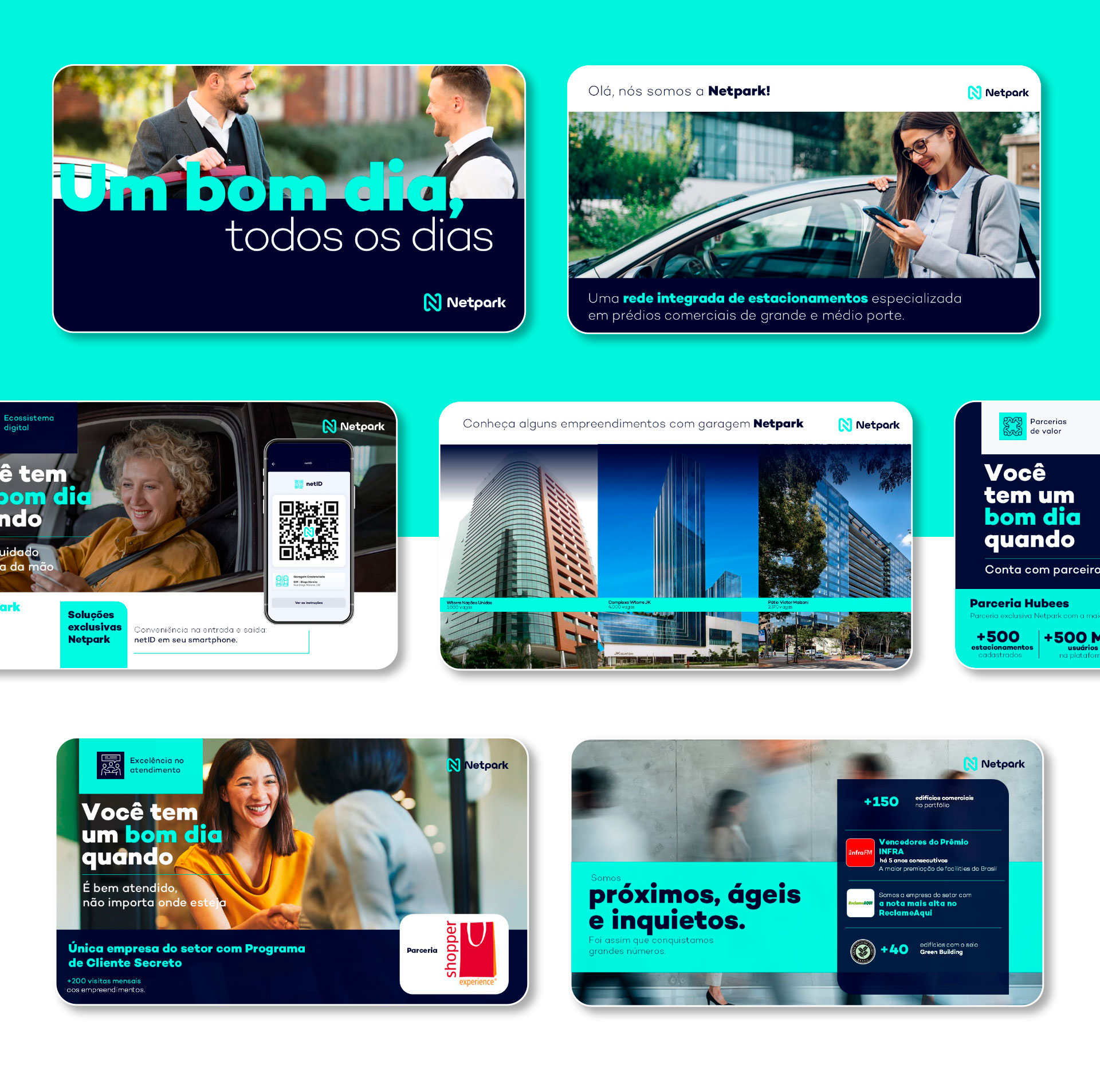 Netpark - Apresentação Comercial, slides da apresentação