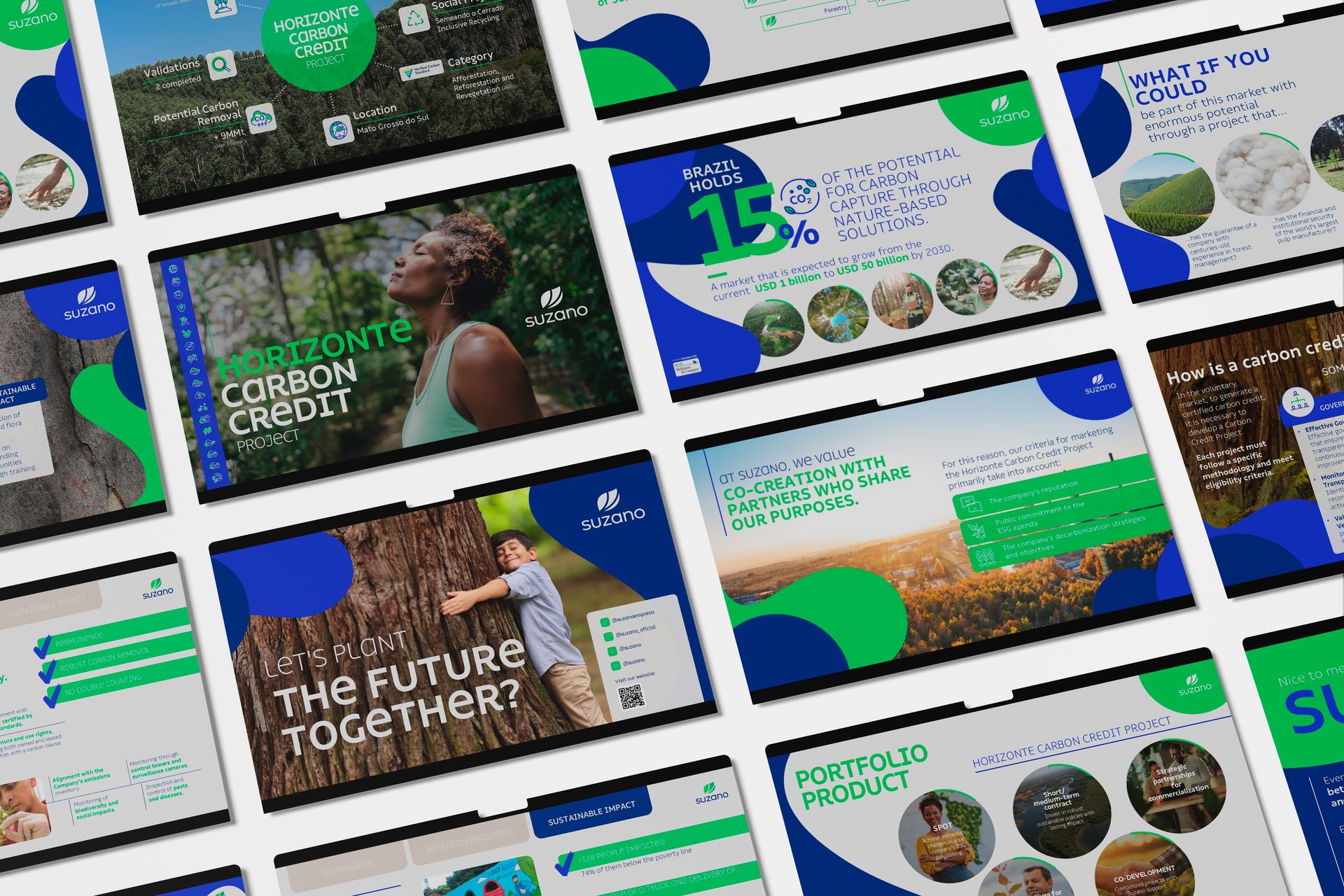 Suzano - Horizonte Carbon Credit Project, presentation slides 1