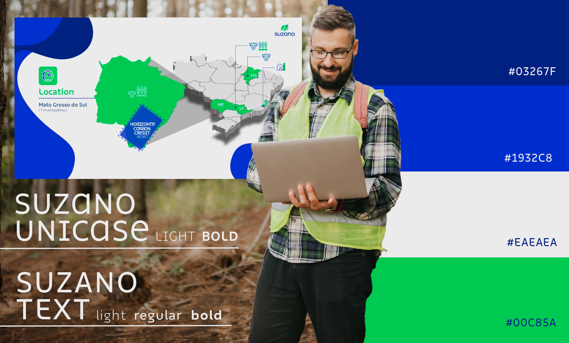 Suzano - Horizonte Carbon Credit Project, visual identity