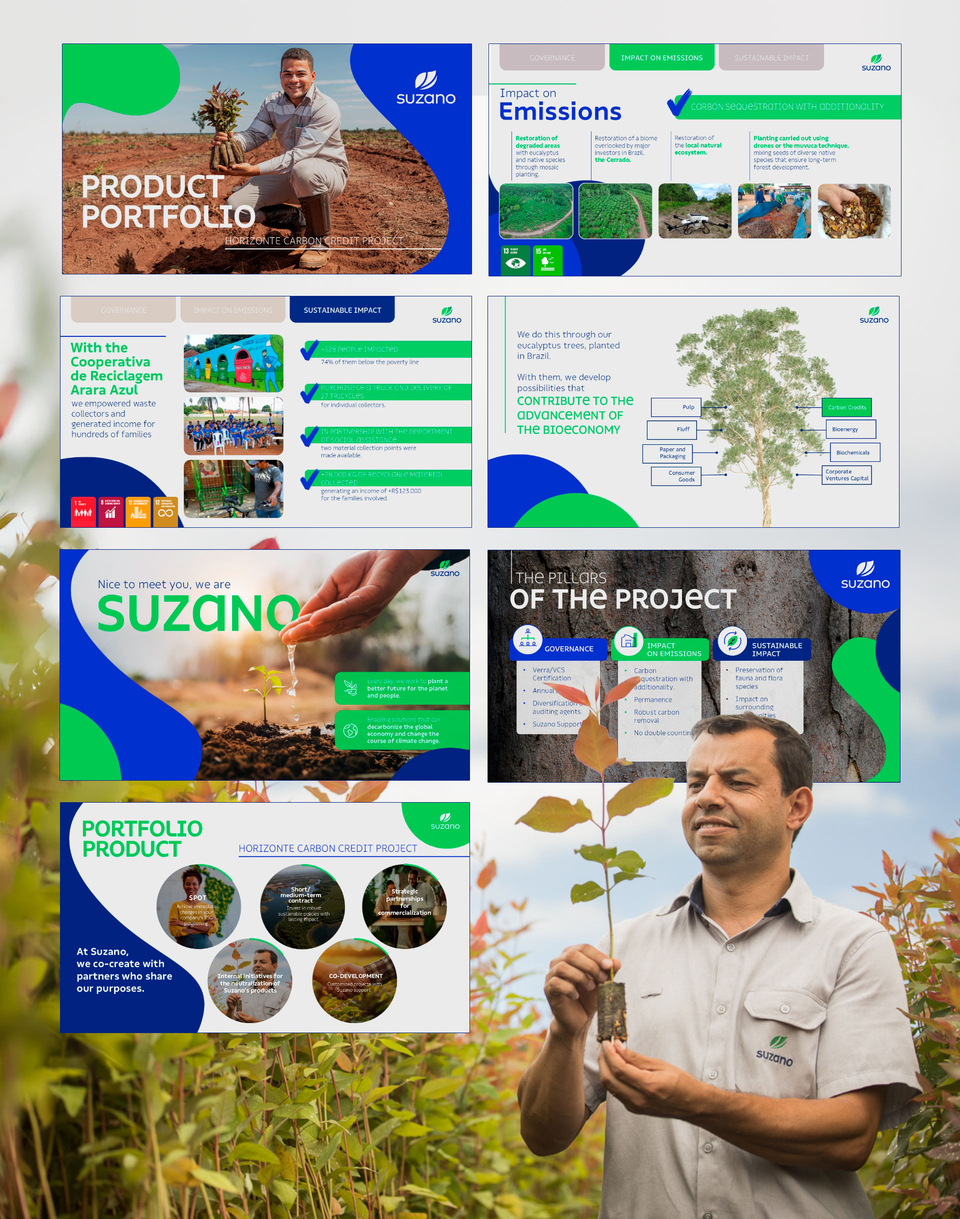 Suzano - Horizonte Carbon Credit Project, presentation slides 2